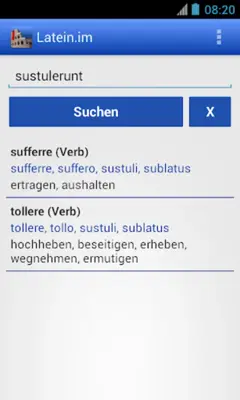 Latein.me android App screenshot 1